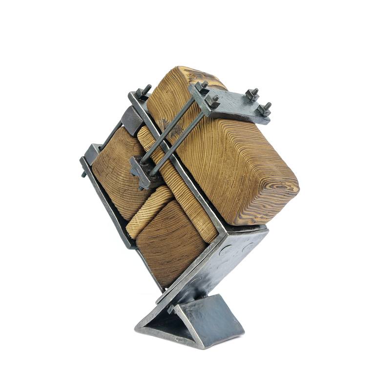 Original Cubism Abstract Sculpture by Dmitrii Volkov