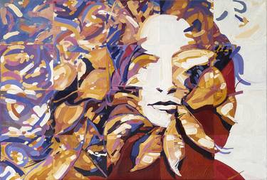 Original Figurative Portrait Paintings by Stacey S