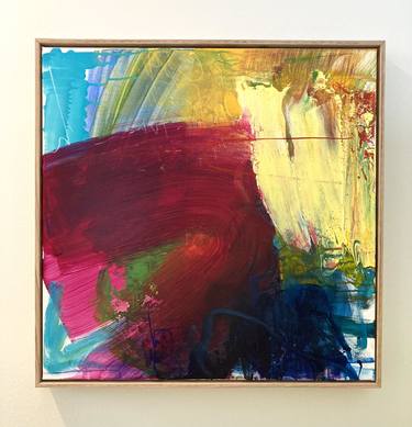 Original Abstract Expressionism Abstract Painting by Charles Hebert