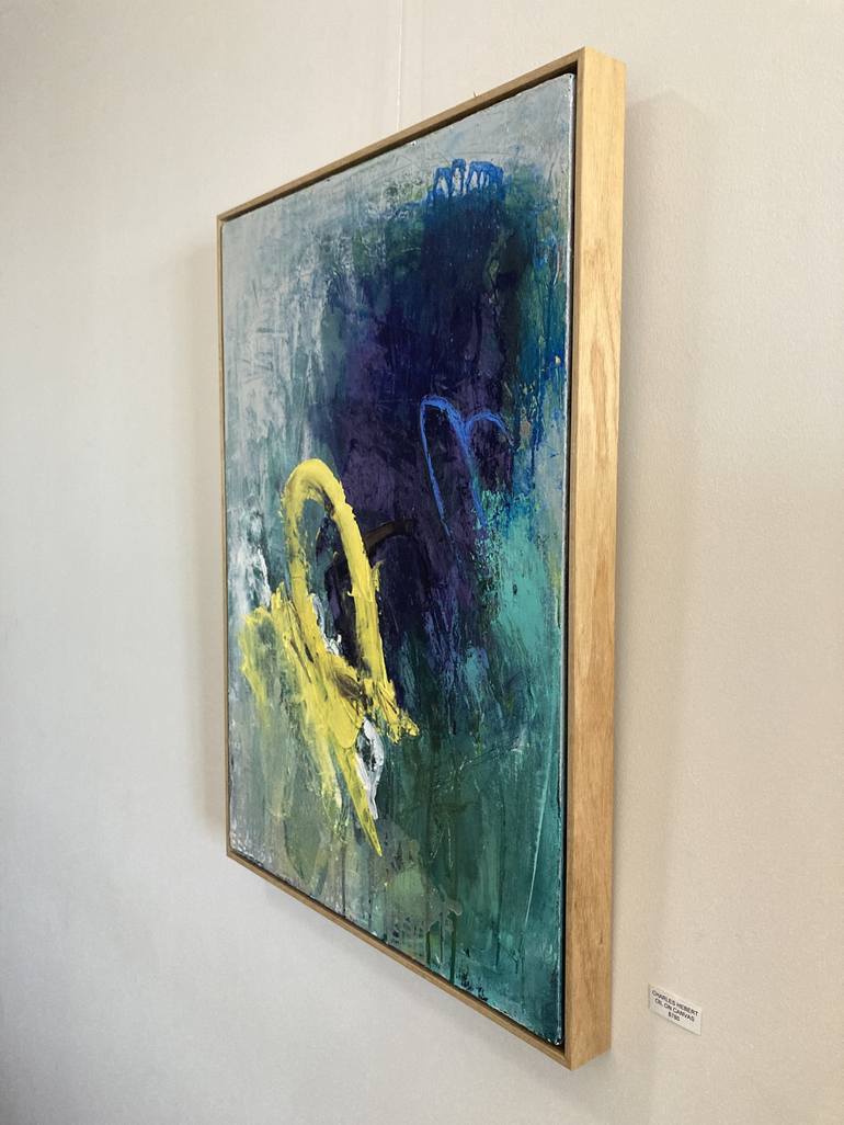 Original Abstract Painting by Charles Hebert