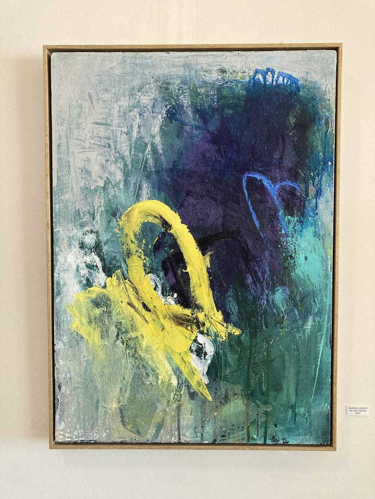 Original Abstract Painting by Charles Hebert