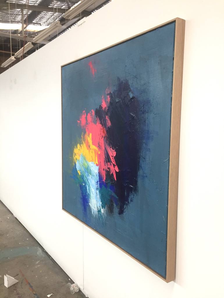 Original Abstract Painting by Charles Hebert