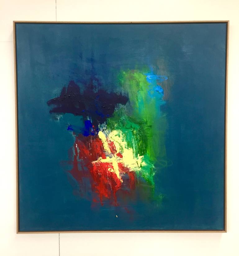 Original Abstract Painting by Charles Hebert