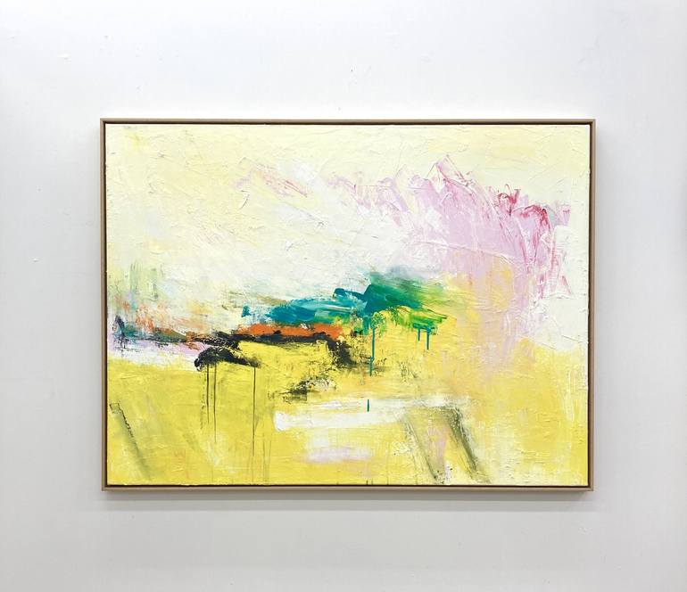 Original Abstract Painting by Charles Hebert