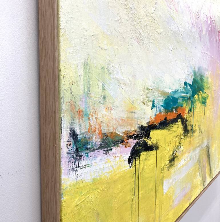 Original Abstract Painting by Charles Hebert