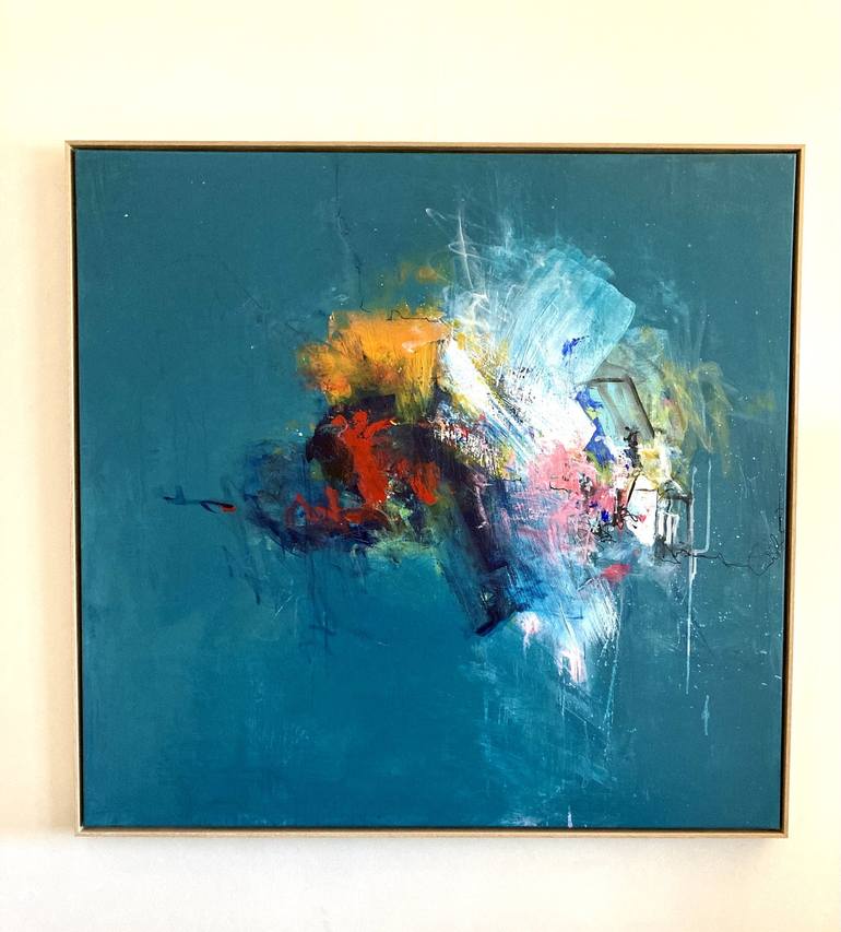 Original Abstract Painting by Charles Hebert