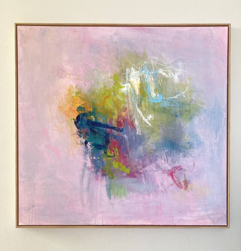 Original Abstract Painting by Charles Hebert