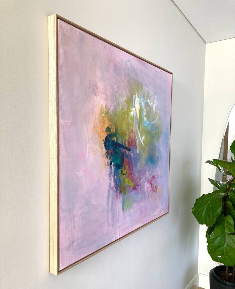 Original Abstract Painting by Charles Hebert