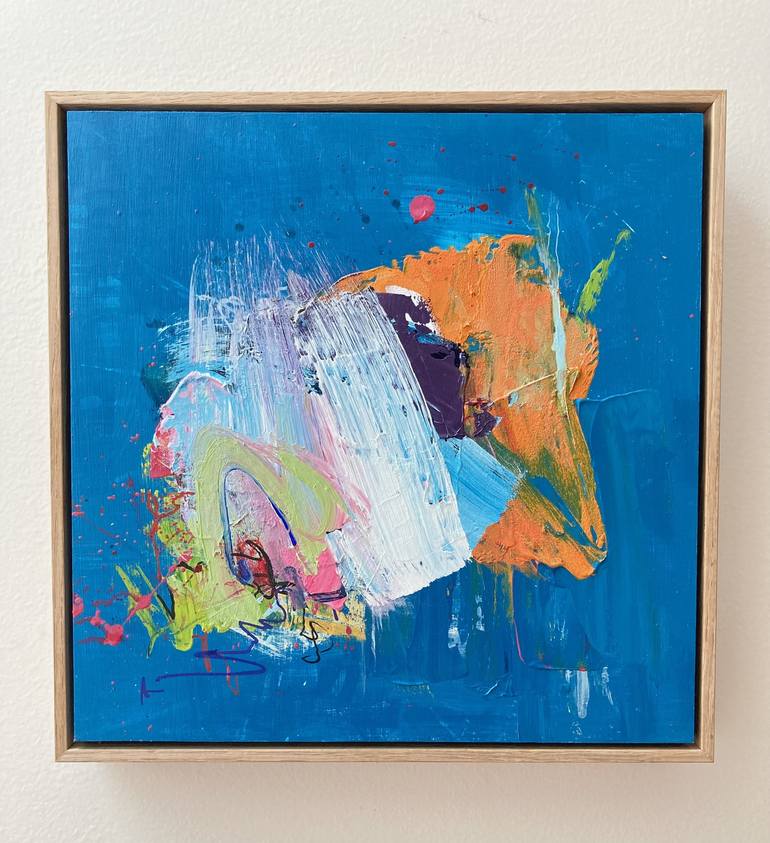 Original Abstract Painting by Charles Hebert