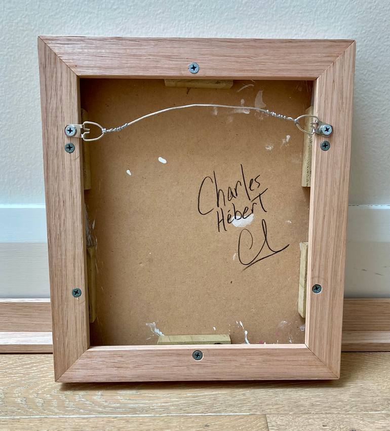 Original Abstract Expressionism Abstract Painting by Charles Hebert