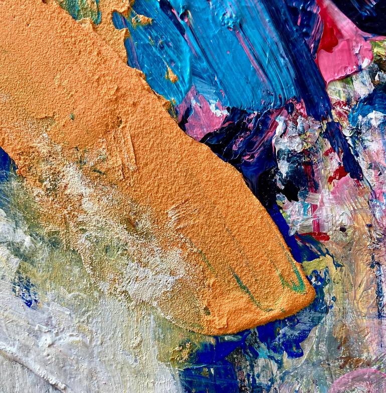 Original Abstract Expressionism Abstract Painting by Charles Hebert