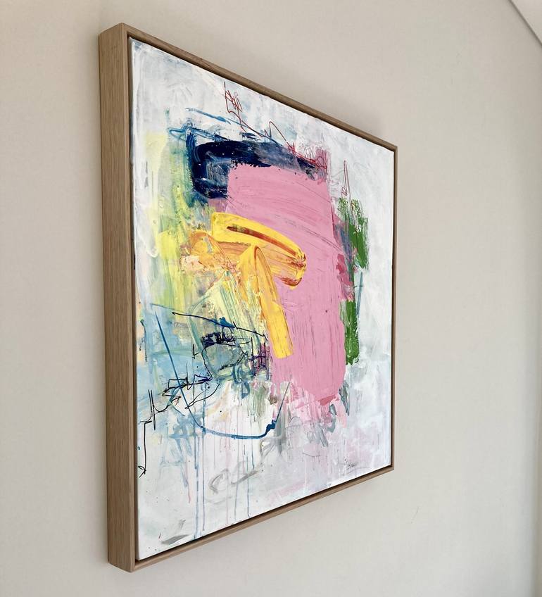 Original Abstract Painting by Charles Hebert