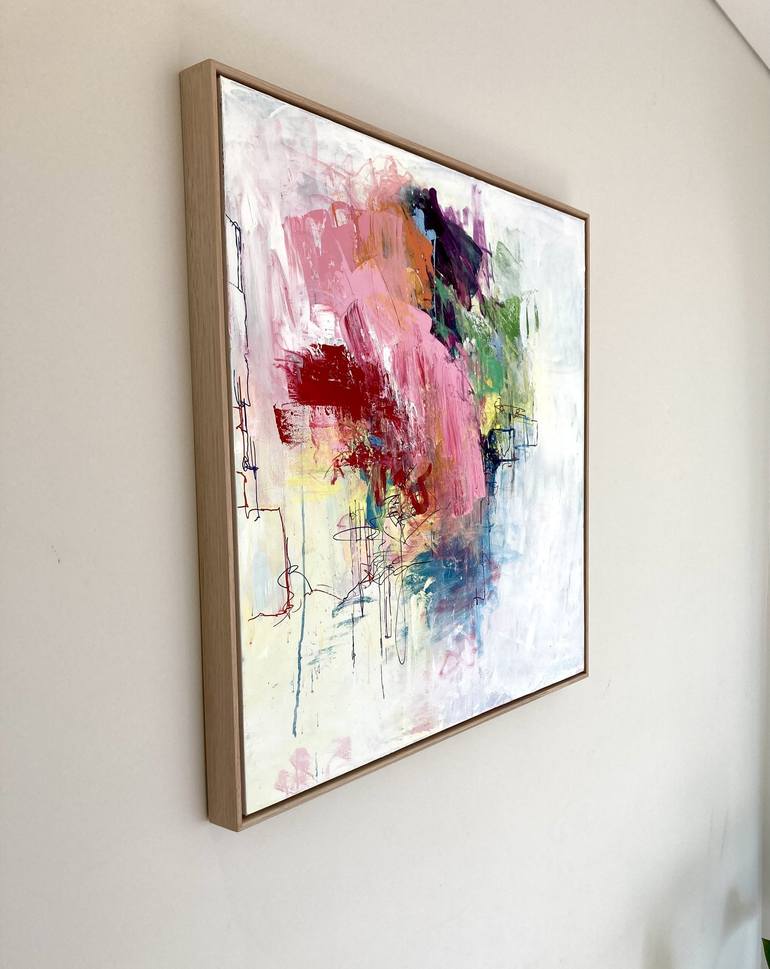 Original Abstract Painting by Charles Hebert