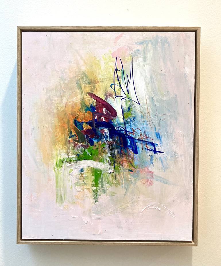 Original Abstract Expressionism Abstract Painting by Charles Hebert