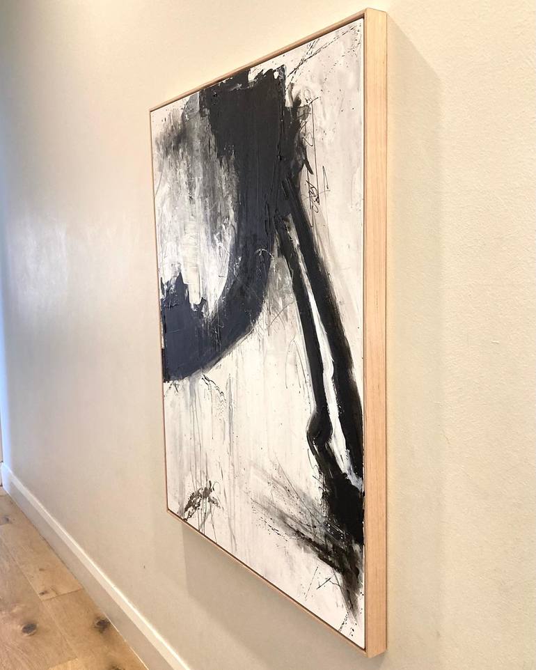 Original Abstract Expressionism Abstract Painting by Charles Hebert