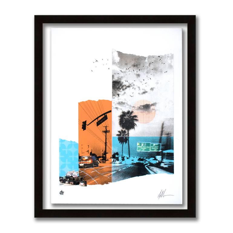 Original Abstract Landscape Mixed Media by Anil Mistry