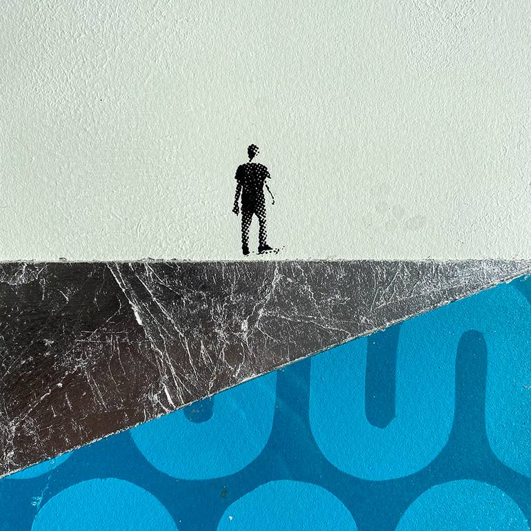 Original Modernism Abstract Collage by Anil Mistry