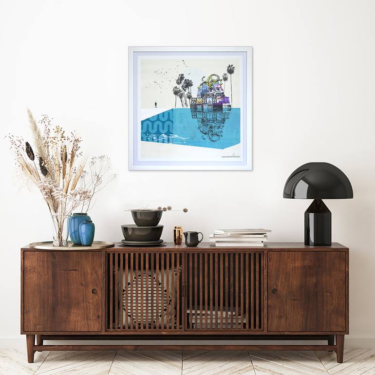 Original Modernism Abstract Collage by Anil Mistry