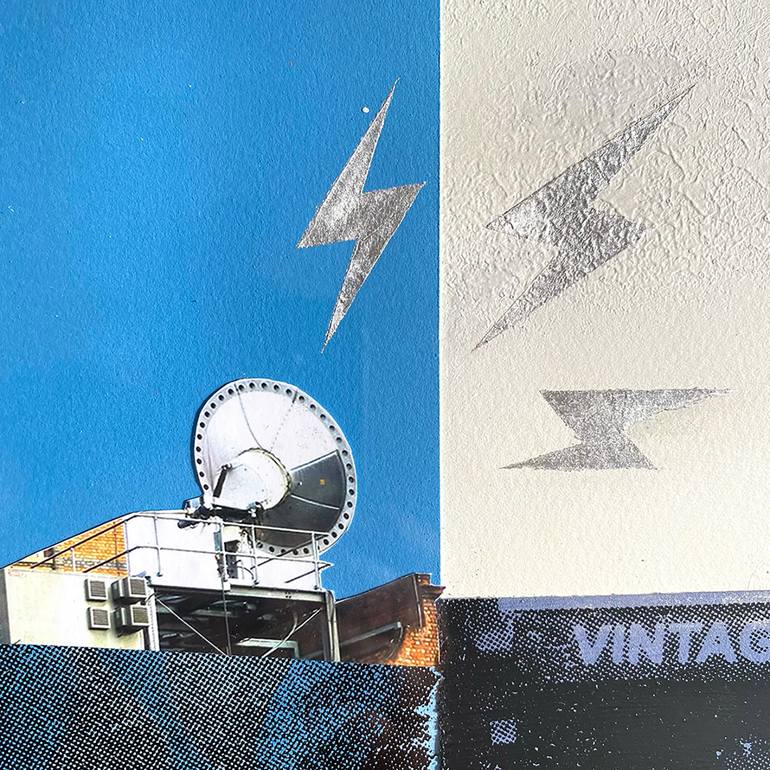 Original Modernism Abstract Collage by Anil Mistry