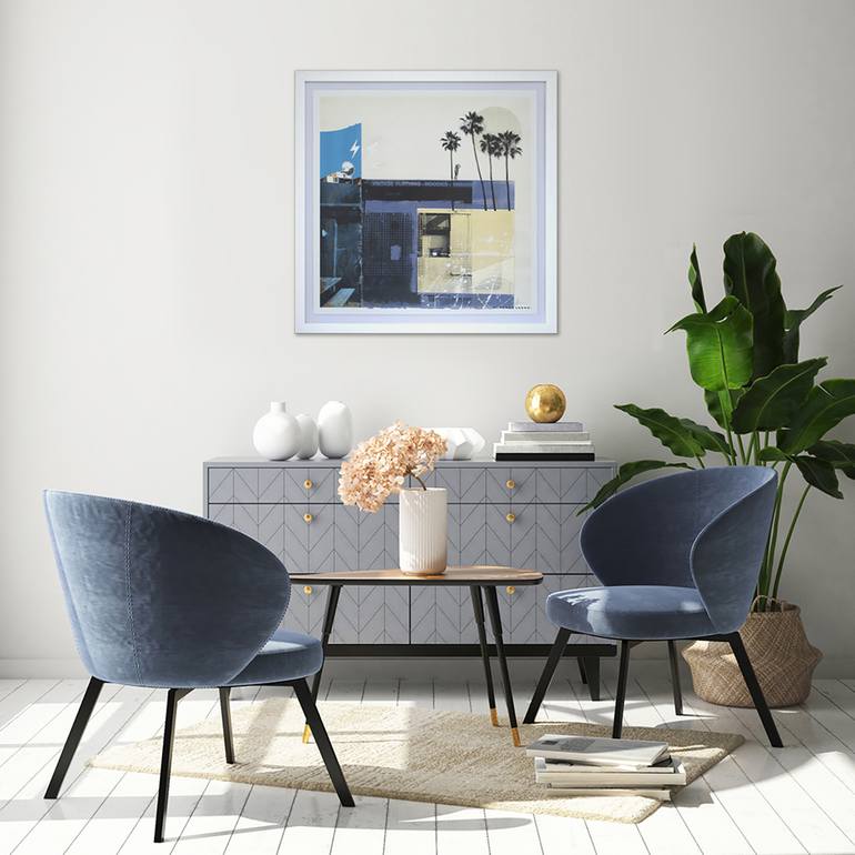 Original Modernism Abstract Collage by Anil Mistry