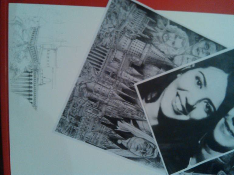 Original Illustration People Drawing by Jelena Volkov