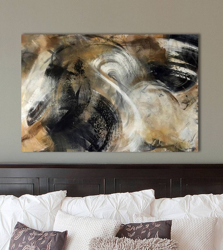 Original Fine Art Abstract Painting by Lynette Melnyk