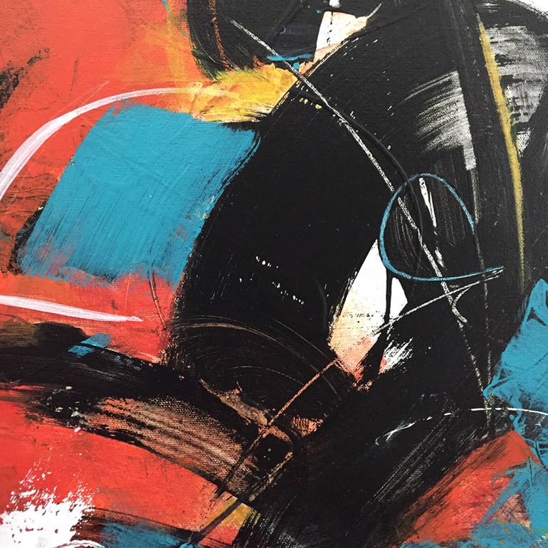 Original Abstract Expressionism Abstract Painting by Lynette Melnyk