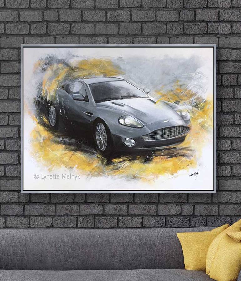 Original Automobile Painting by Lynette Melnyk