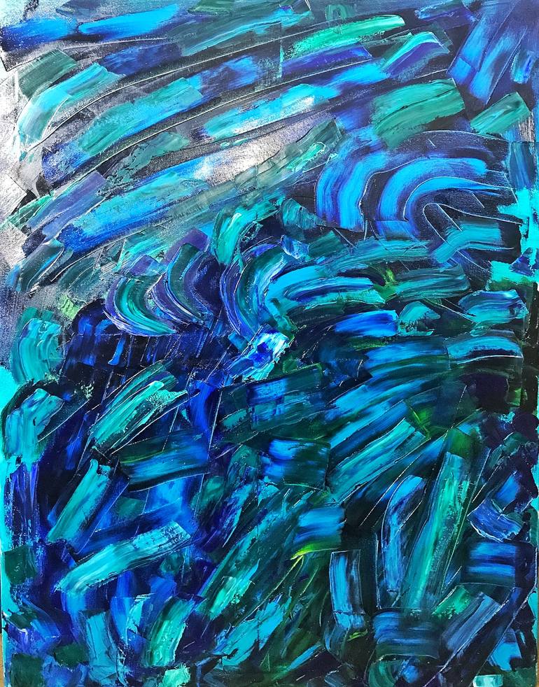 Waves Painting by Alexander Duthie | Saatchi Art