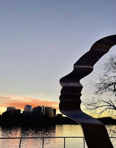 watching sunset through faces - Limited Edition of 1 thumb