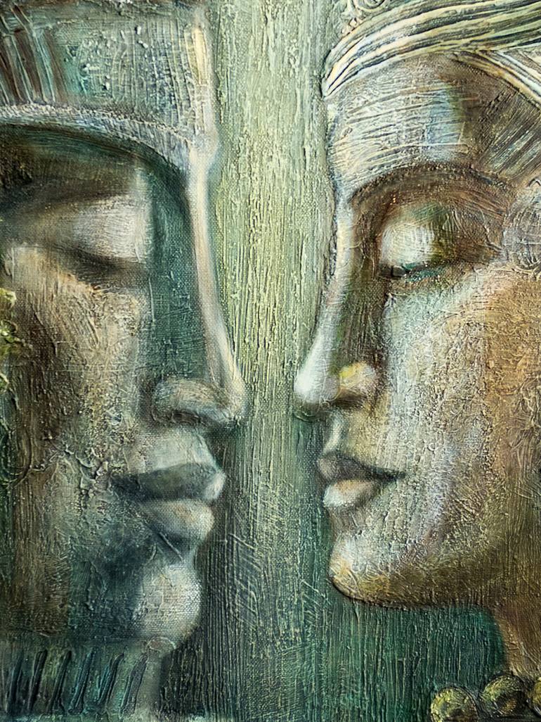 Original Abstract Love Painting by Río Castillo