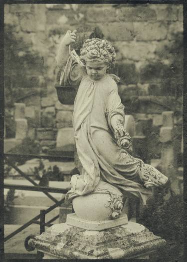 Angel at Cemetary, South France thumb