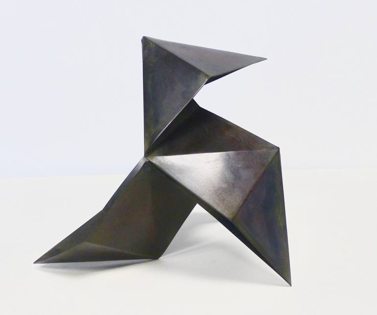 Original Conceptual Geometric Sculpture by Thierry EMOND