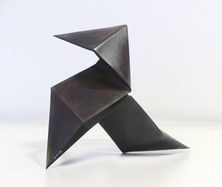 Original Conceptual Geometric Sculpture by Thierry EMOND