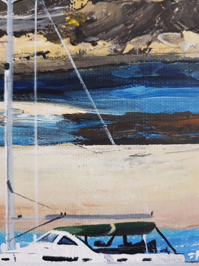 Original Realism Boat Painting by Stephen Murray