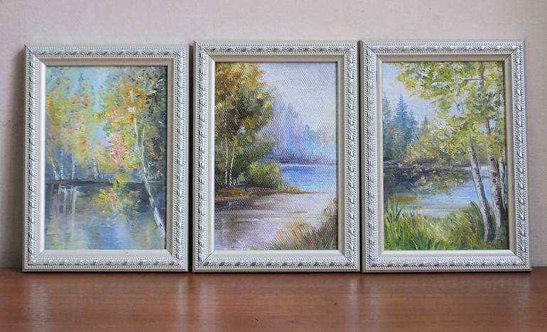 Original Landscape Painting by Russian Artist Liliya Volskaya