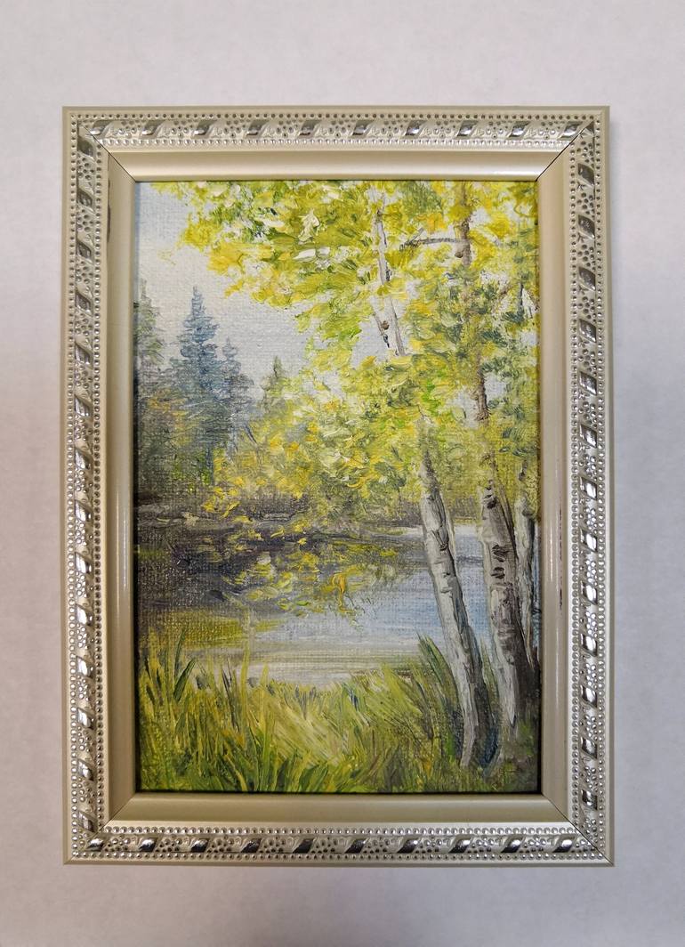 Original Modern Landscape Painting by Russian Artist Liliya Volskaya