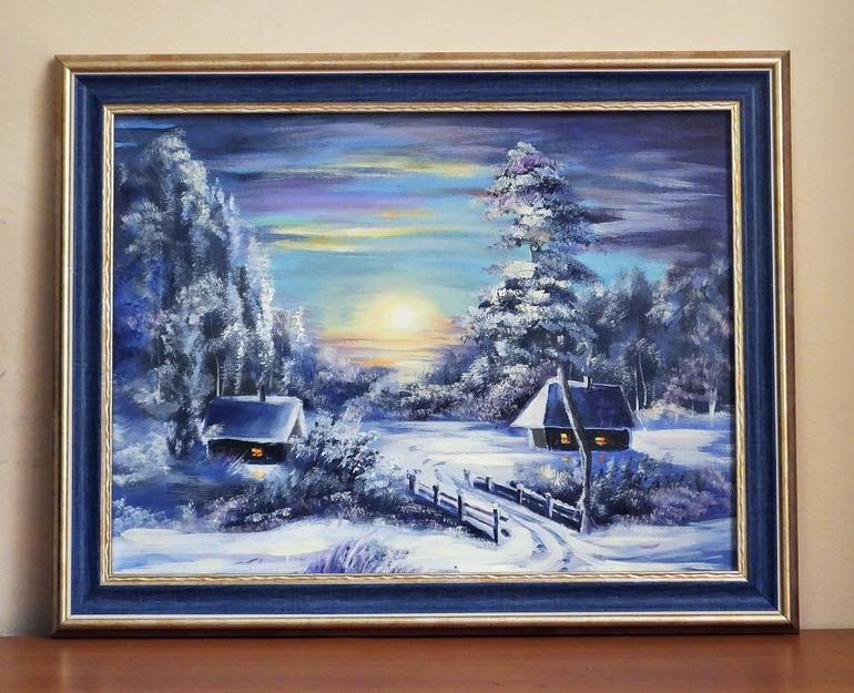 Original Realism Landscape Painting by Russian Artist Liliya Volskaya