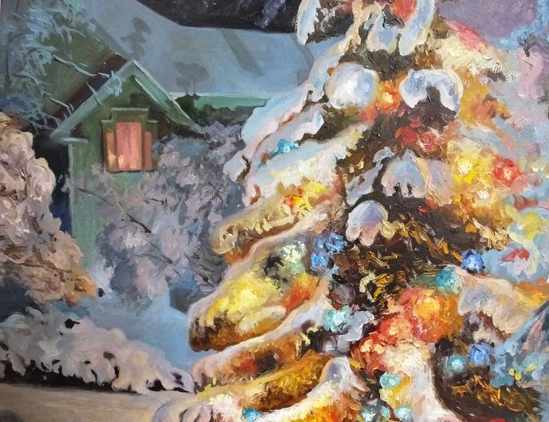 Original Fine Art Landscape Painting by Russian Artist Liliya Volskaya