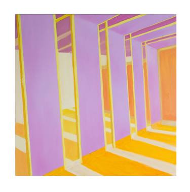 Print of Abstract Interiors Paintings by Talia Misan
