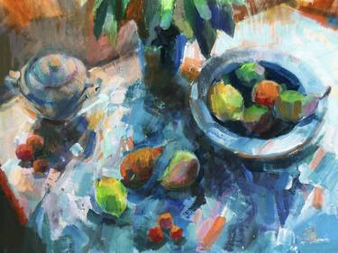 Print of Still Life Paintings by Aleksandar Stankovic