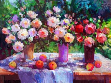 Print of Impressionism Still Life Paintings by Aleksandar Stankovic