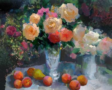 Print of Impressionism Still Life Paintings by Aleksandar Stankovic