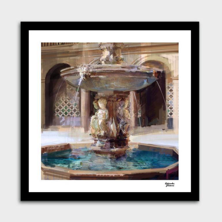 Original Impressionism Architecture Painting by Aleksandar Stankovic