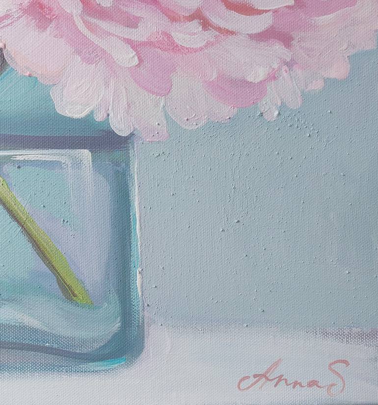 Original Floral Painting by Anna Silabrama