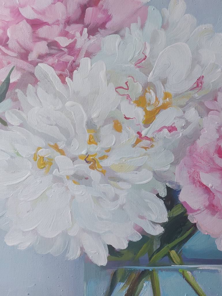 Original Fine Art Floral Painting by Anna Silabrama