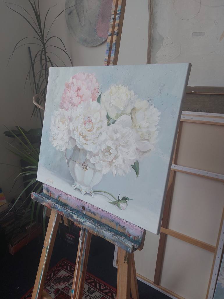 Original Fine Art Floral Painting by Anna Silabrama