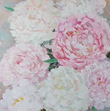 Original Floral Paintings by Anna Silabrama