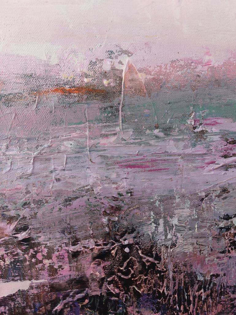 Original Abstract Landscape Painting by Anna Silabrama