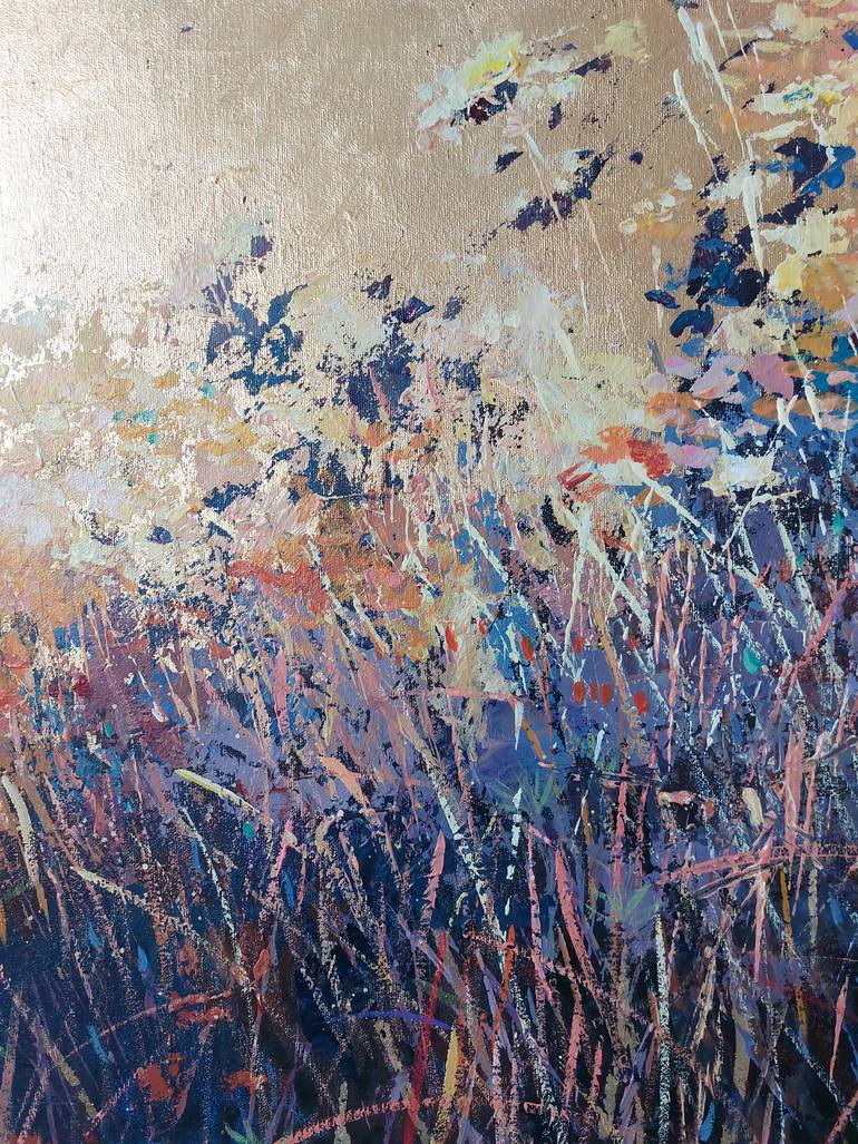 Original Impressionism Landscape Painting by Anna Silabrama